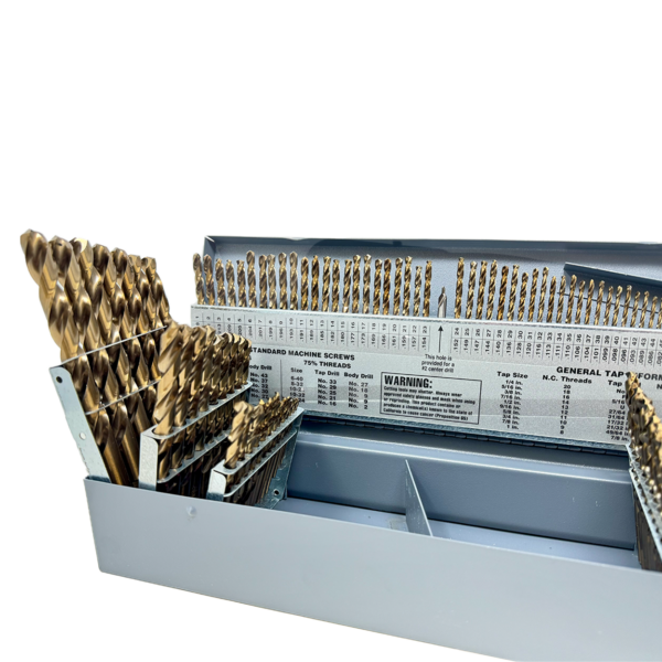 Cobalt Jobber Drill Bit Set - 115pc