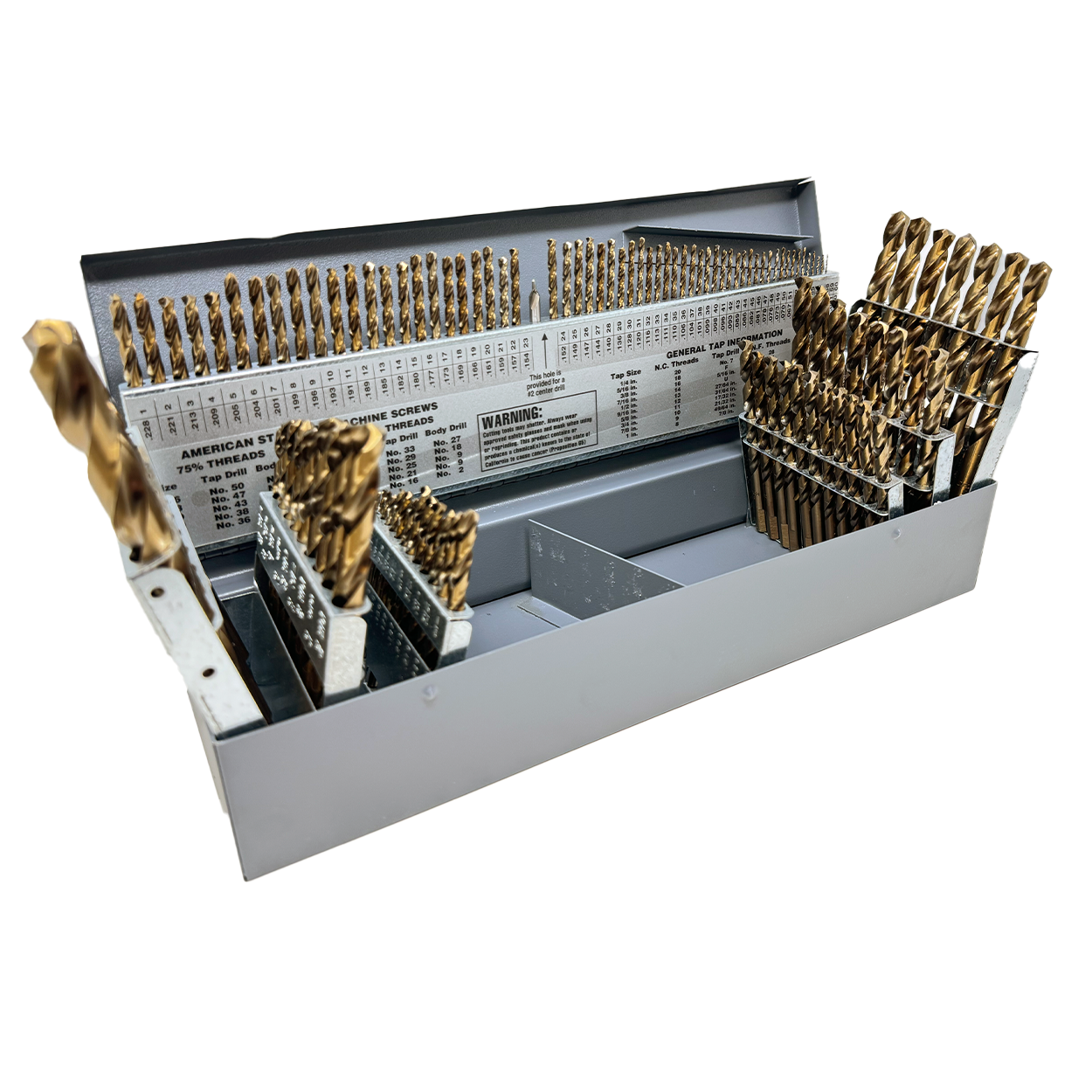 Predator Cobalt 115-Piece Master Jobber Drill Bit Set - Drill Bit