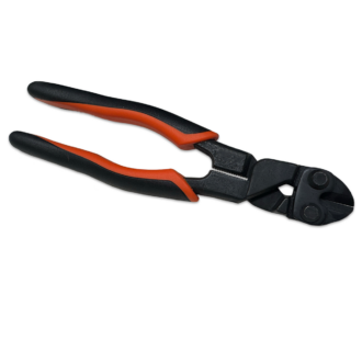 Compact 8inch Orange and Black Bolt Cutters on white background
