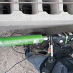 END 130 Core Drill in use coring a hole