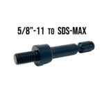 SDS-Max to 5/8"-11 adapter for core bit drilling