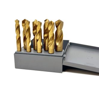 Titanium Large Silver & Deming Drill Bit Set