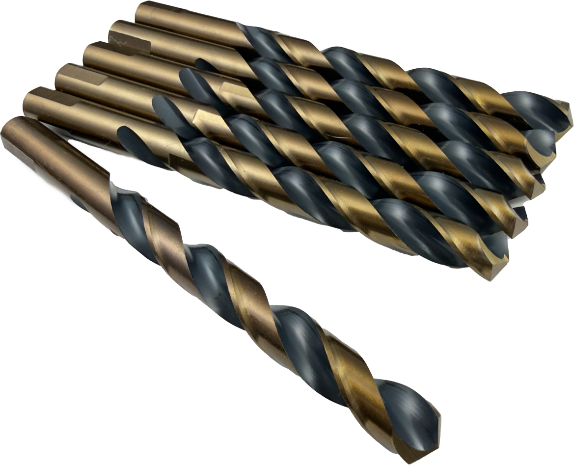 HSS Jobber Drill Bits Fanned Out