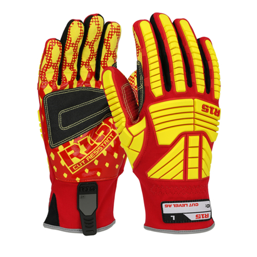 R15 Rigger Glove with Heavy Duty Grip Cut Level A6 Drill Bit Warehouse
