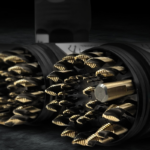 Trident T-300 Super Sonic drill bit set with stepped trident point geometry, Made in USA