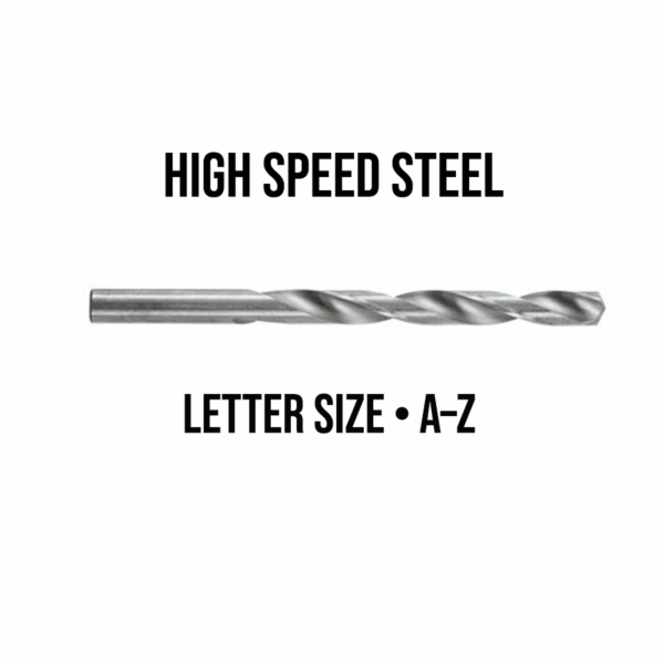 A through Z letter size HSS Drill Bits