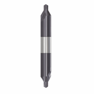 Carbide Center drill bit double ended on white background