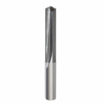 Carbide Straight Flute Drill Bit on white background
