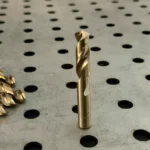 Cobalt Screw Machine Length Drill Bit on welding table