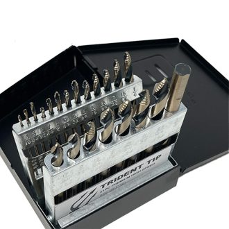 TRIDENT TIP 15PC HIGH SPEED DRILL Bit SET – USA MADE