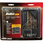 Black & Decker Drill Bit Set 15097, Gold Ferrous Oxide Finish