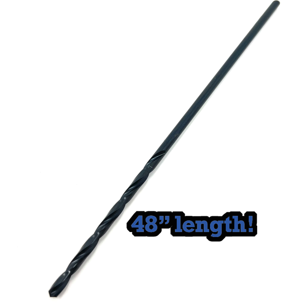 Drill America 3/64" X 6" HSS Aircraft Extension Drill Bit – Extra-Long For Deep Holes