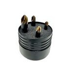6 Flute Countersink set HSS 4pc