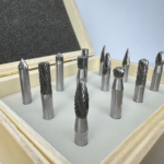 12 piece Carbide Rotary Burr Set - double cut - made in usa