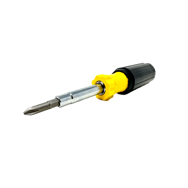 Screw Driver with rubberized grip