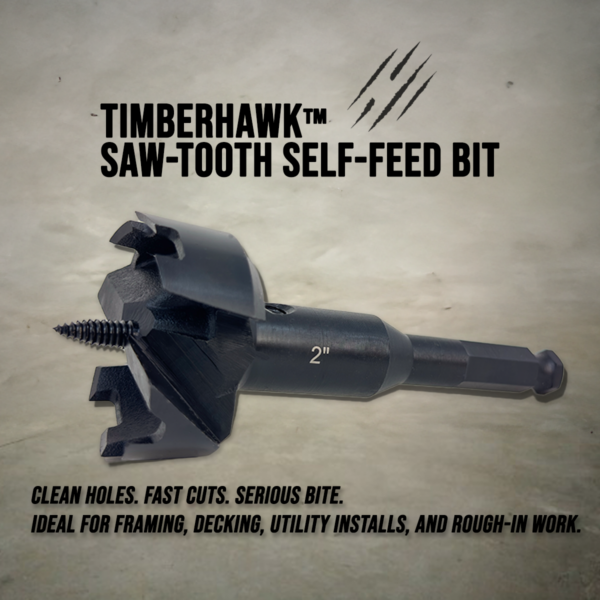 Self Feeding Saw Tooth Drill Bit