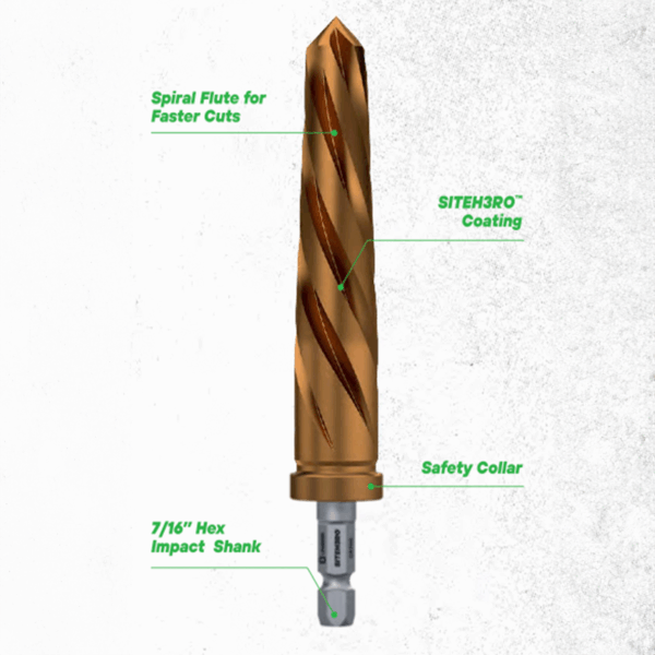 Car Reamer with spiral flute design and SiteH3ro coating