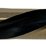 trident tipped drill bit up close