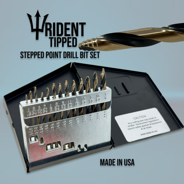 HSS Drill Bit Set with text