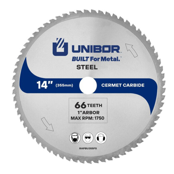 14" Steel Cutting Cermet Saw Blade – 66 Tooth