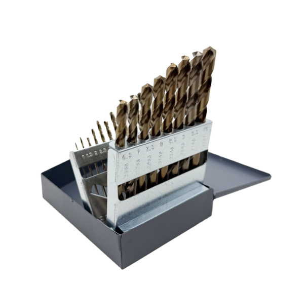Metric size Cobalt M42 Drill Bit Set