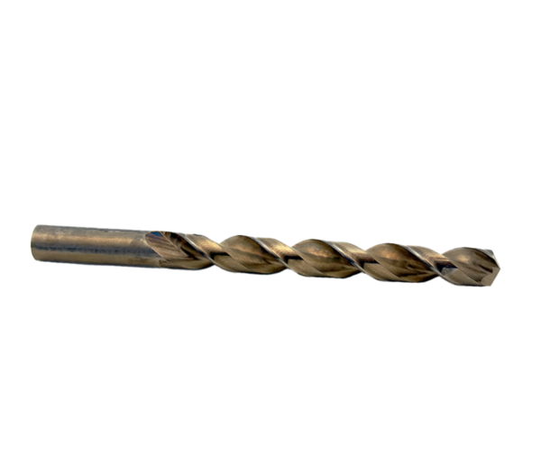 HSCo parabolic cobalt drill bit with spiral flutes
