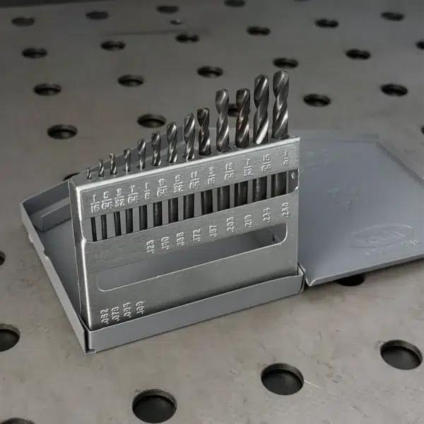 13pc HSS Stubby Drill Bit Set screw machine Length